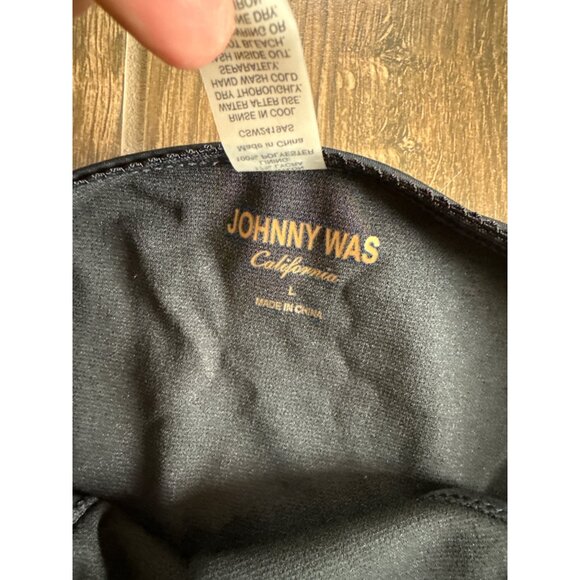 Johnny Was Large Darya Hipster Swim Bottoms Black Embroidered NEW - Picture 5 of 8